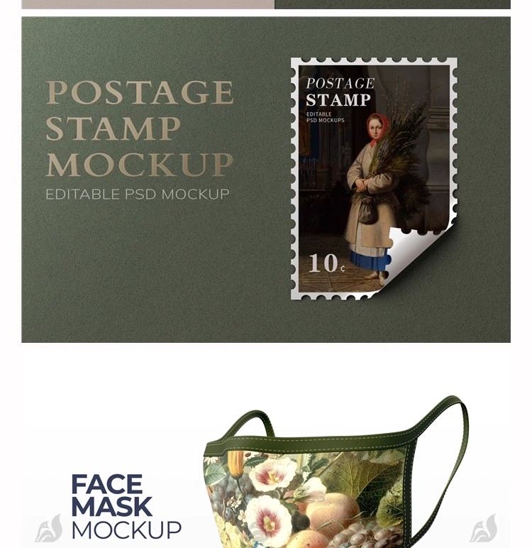 图片[17]-文创提案书包口罩艺术品牌VI应用周边设计作品展示样机PSD素材PS-大怪兽分享