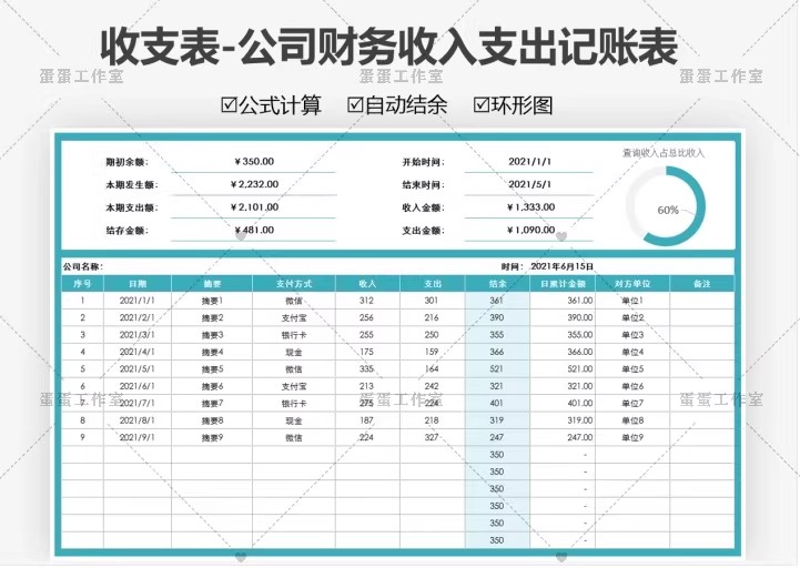 图片[28]-财务报表收入支出明细统计管理查询餐厅酒店个人企业店铺家庭饭店-大怪兽分享