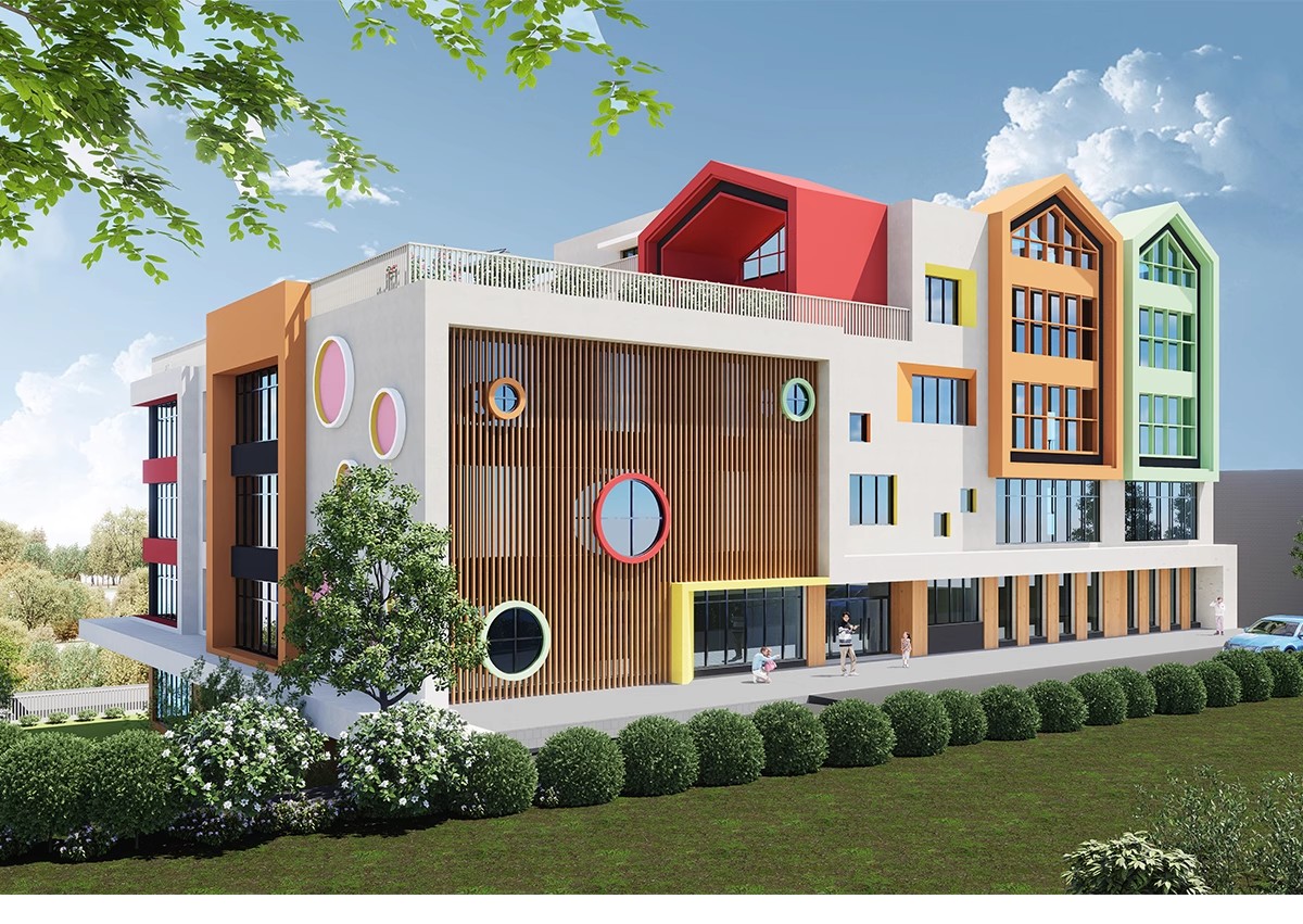 图片[30]-幼儿园景观建筑园林户外活动场地教学学校外观su模型草图大师素材-大怪兽分享