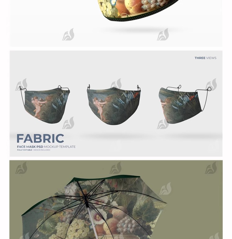 图片[18]-文创提案书包口罩艺术品牌VI应用周边设计作品展示样机PSD素材PS-大怪兽分享