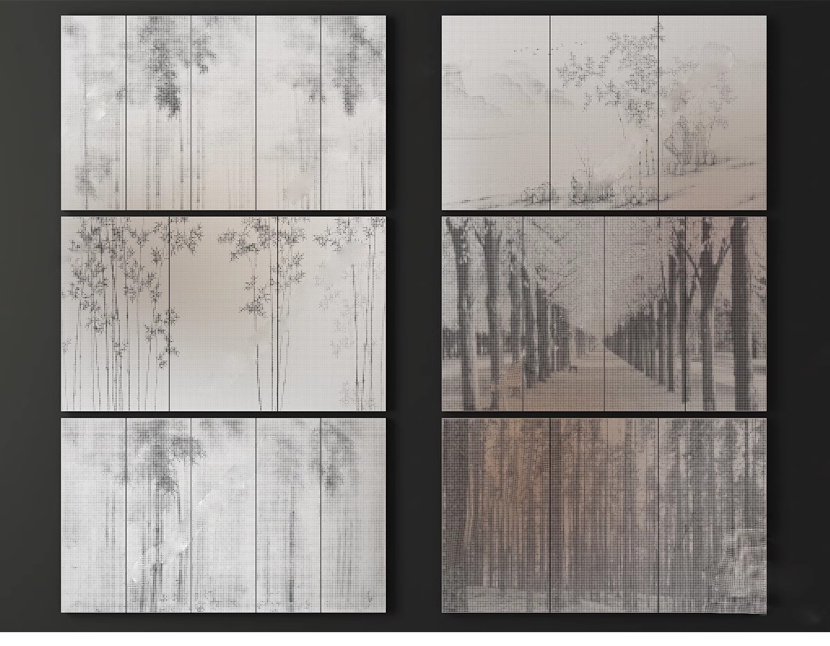 图片[32]-穿孔板冲孔锈板穿洞铝板异形建筑表皮镂空山形渐变纹理景墙su模型-大怪兽分享