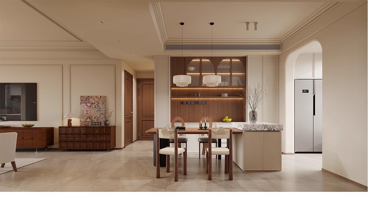 图片[29]-中古风家装室内效果图现代家具客厅餐厅复古风装饰设计工业风图片-大怪兽分享