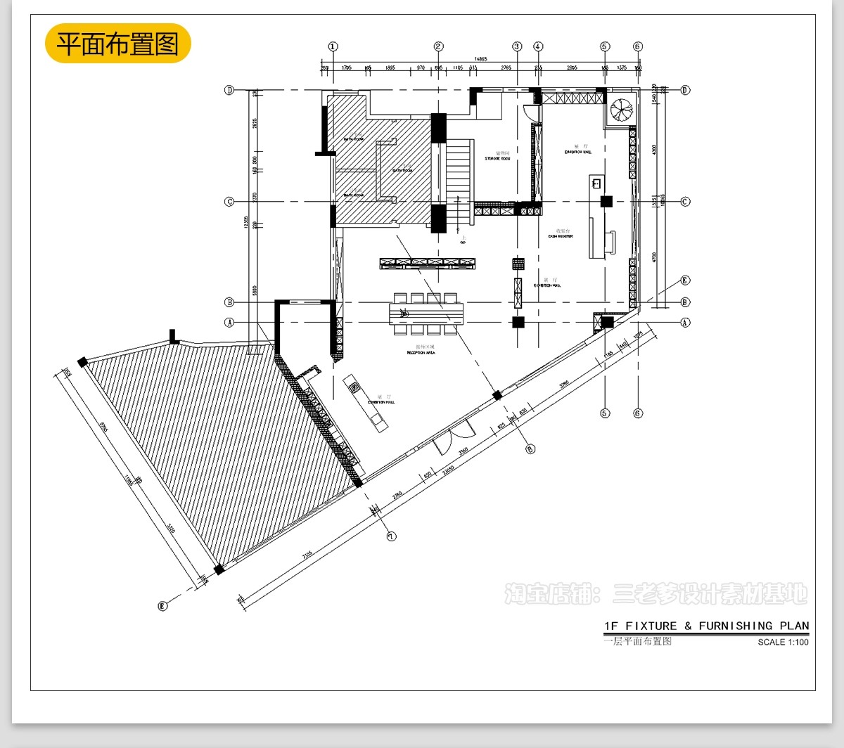 图片[32]-烟酒店专卖店商店CAD施工图纸 商铺装修设计便利超市图库效果图-大怪兽分享