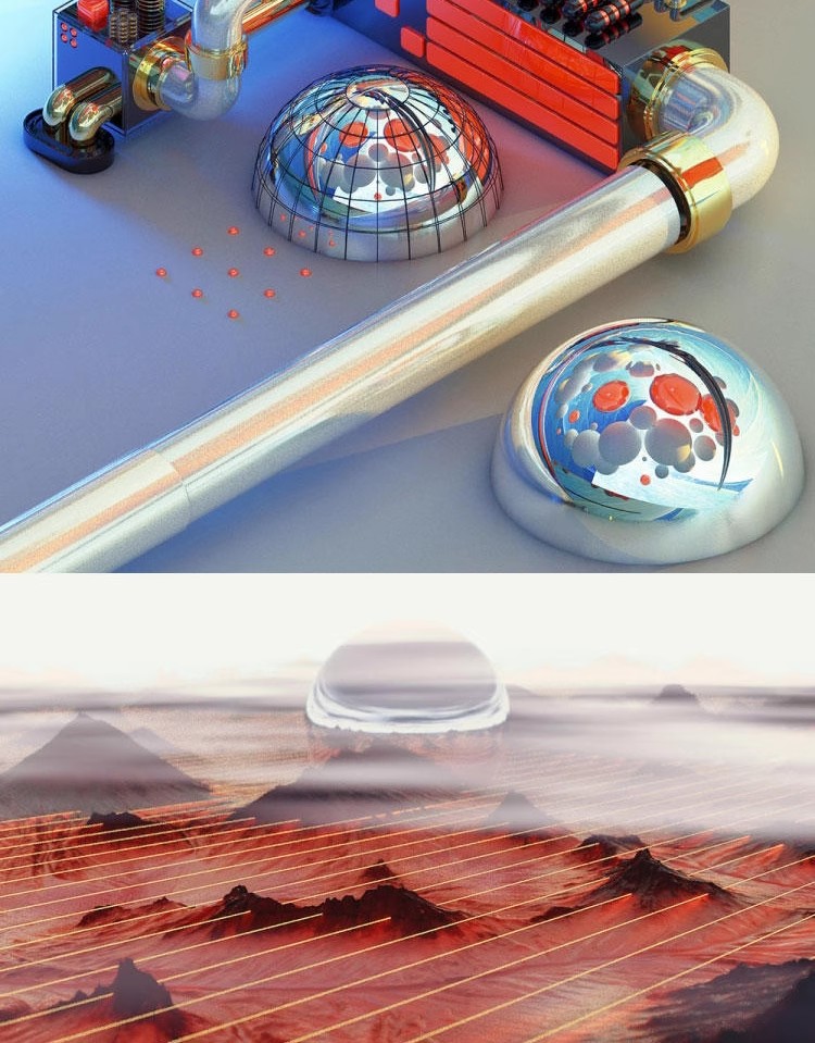 图片[10]-C-017创意C4D渲染模型高级质感科幻场景工程预设源文件设计素材-大怪兽分享