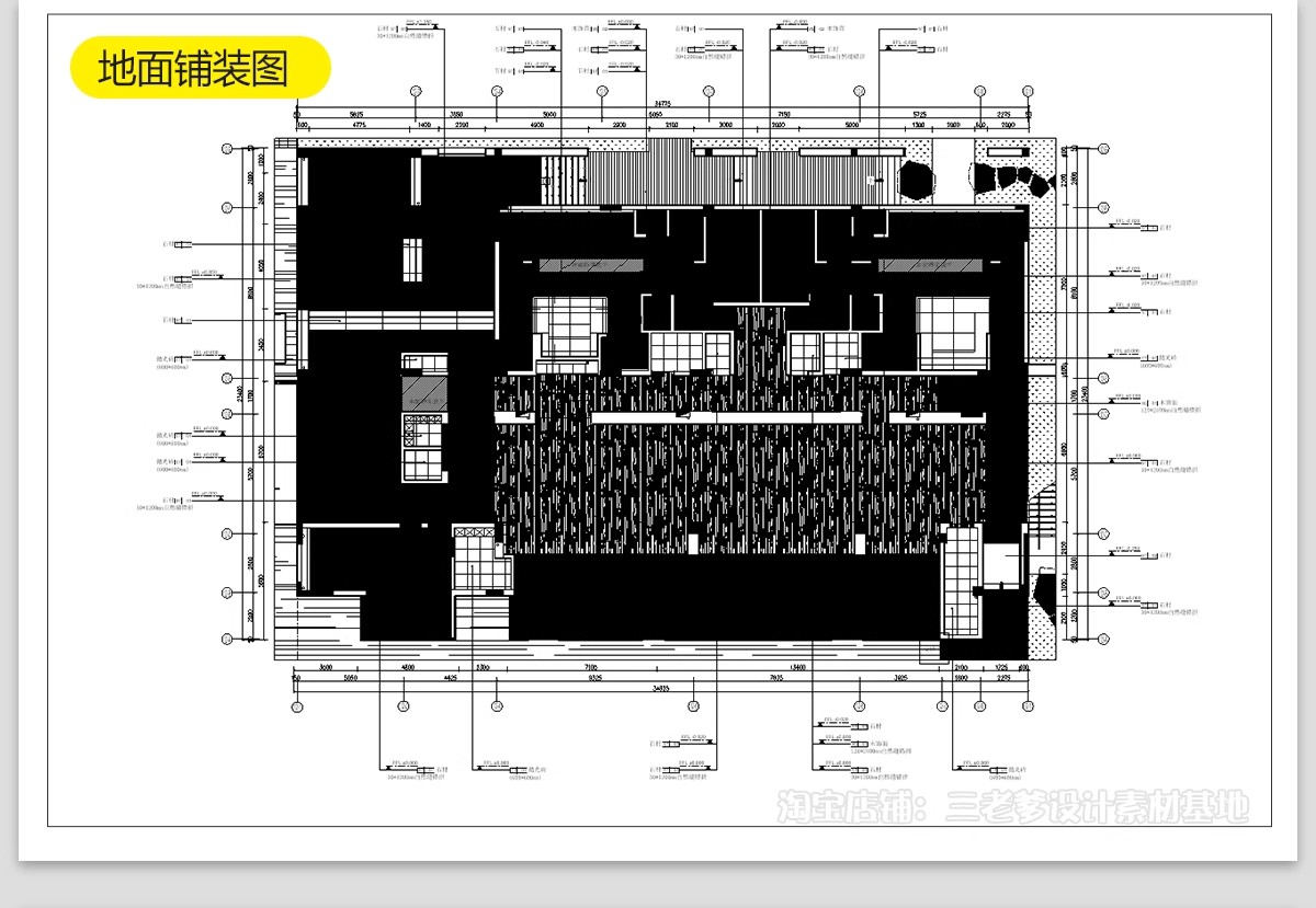 图片[31]-健身房CAD施工图纸工作室装修设计效果图室内平面布置布局方案-大怪兽分享