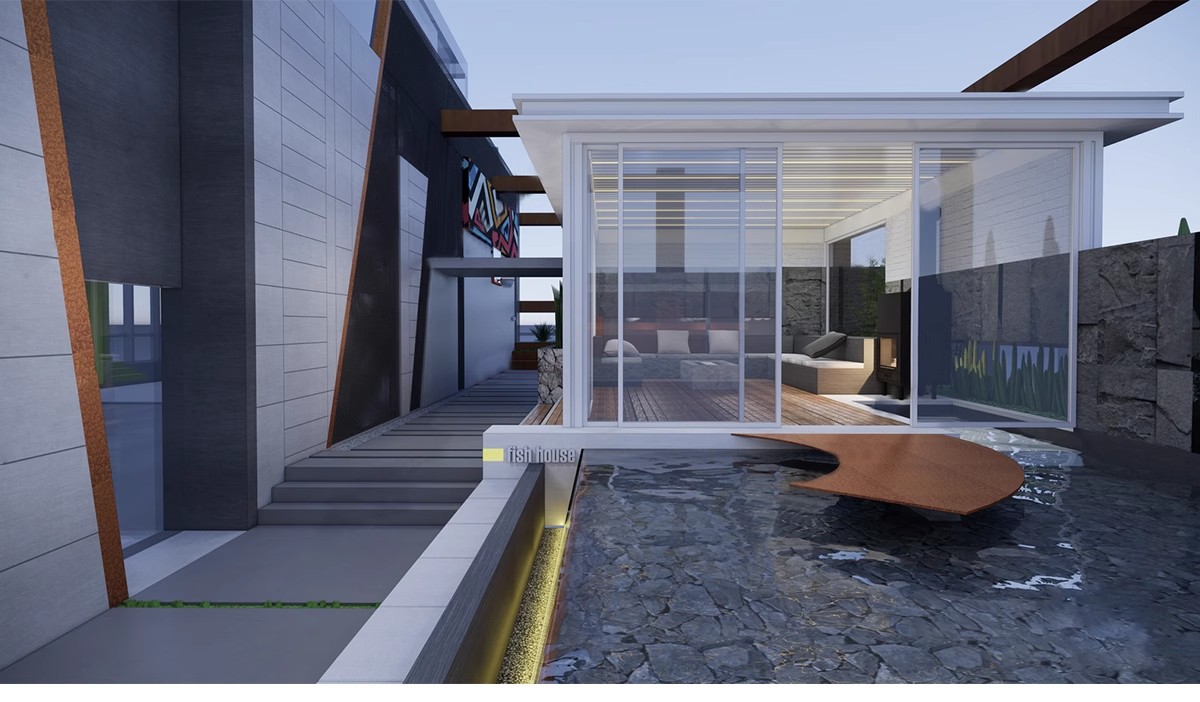 图片[32]-玻璃阳光房SU模型 现代家装别墅庭院封阳台露台屋顶设计草图大师-大怪兽分享