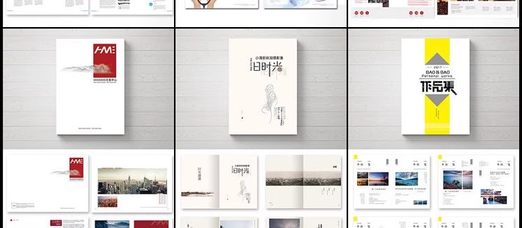 图片[9]-企业宣传册产品策划内页画册设计ps排版模板素材 psd/ai/cdr简约-大怪兽分享