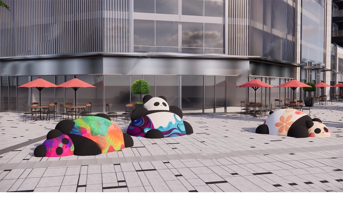 图片[34]-商业街卡通动物雕塑su模型商业广场公园景观小品熊猫麋鹿草图大师-大怪兽分享