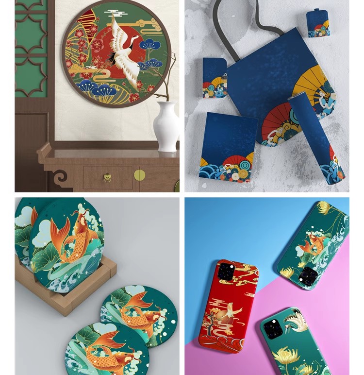 图片[24]-中式文创样机国风国风礼盒包装效果展示智能PSD贴图设计模板素材-大怪兽分享