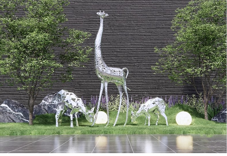 图片[35]-商业街卡通动物雕塑su模型商业广场公园景观小品熊猫麋鹿草图大师-大怪兽分享