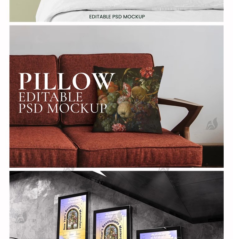 图片[21]-文创提案书包口罩艺术品牌VI应用周边设计作品展示样机PSD素材PS-大怪兽分享