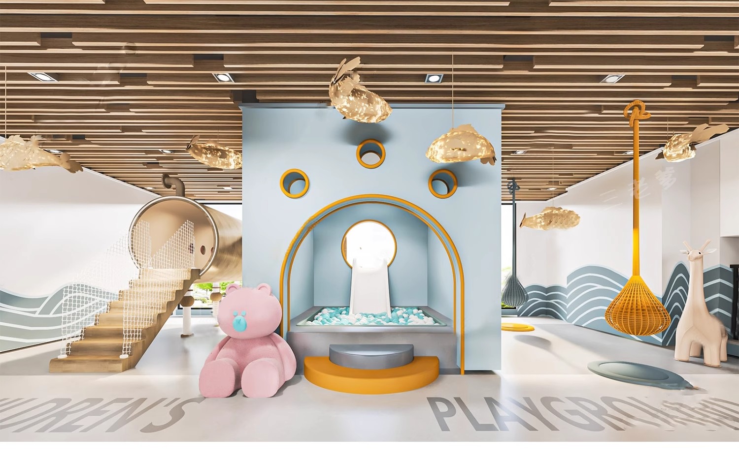 图片[34]-草图大师商场室内儿童乐园游乐场淘气堡设施城堡海洋球设备SU模型-大怪兽分享