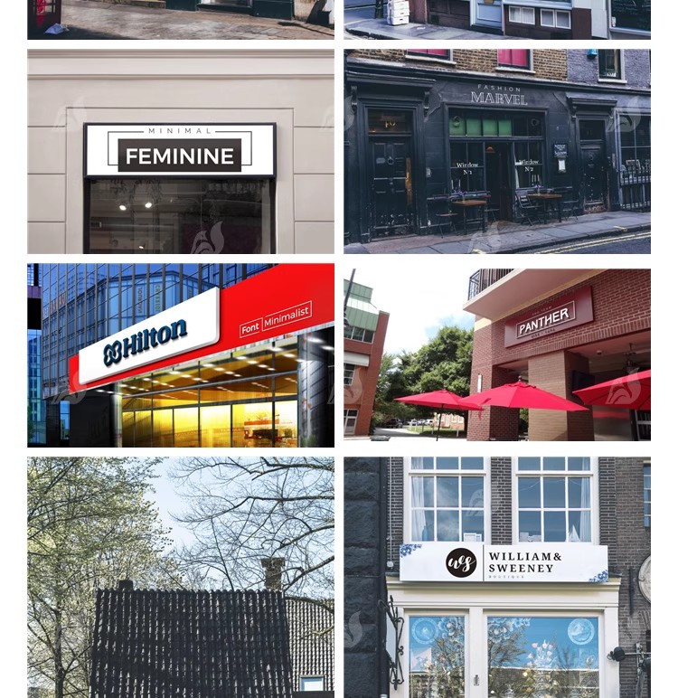 图片[21]-店面门店奶茶门头样机商铺主视觉店招VI贴图logo展示PSD设计素材-大怪兽分享