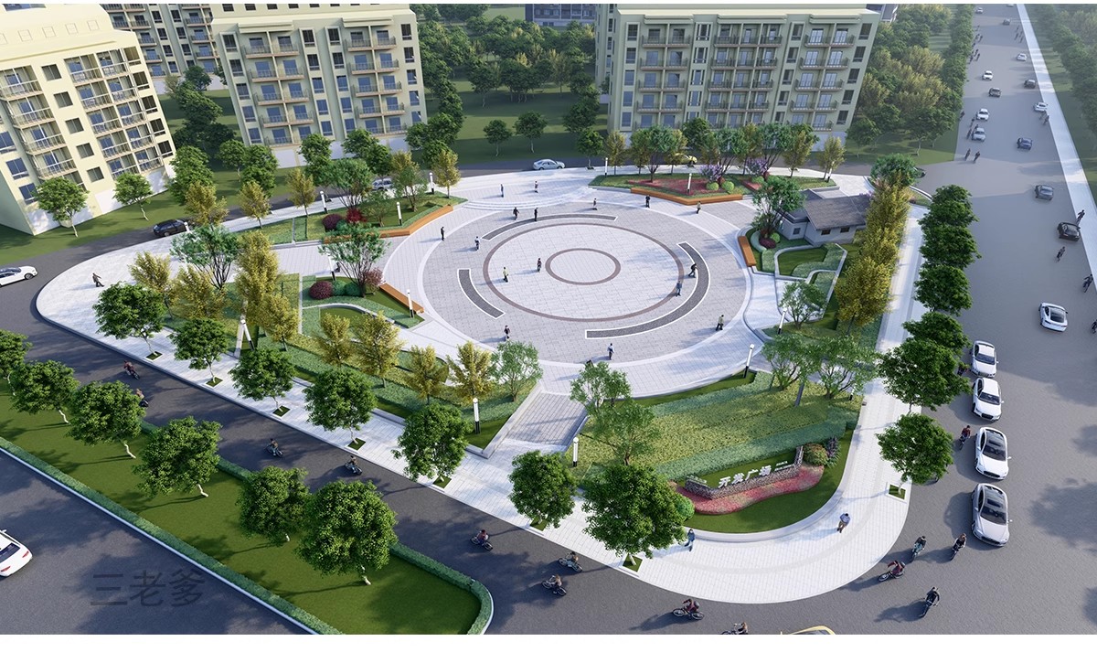 图片[31]-草图大师模型SU园林景观设计 公园广场小区学校室外SketchUp素材-大怪兽分享