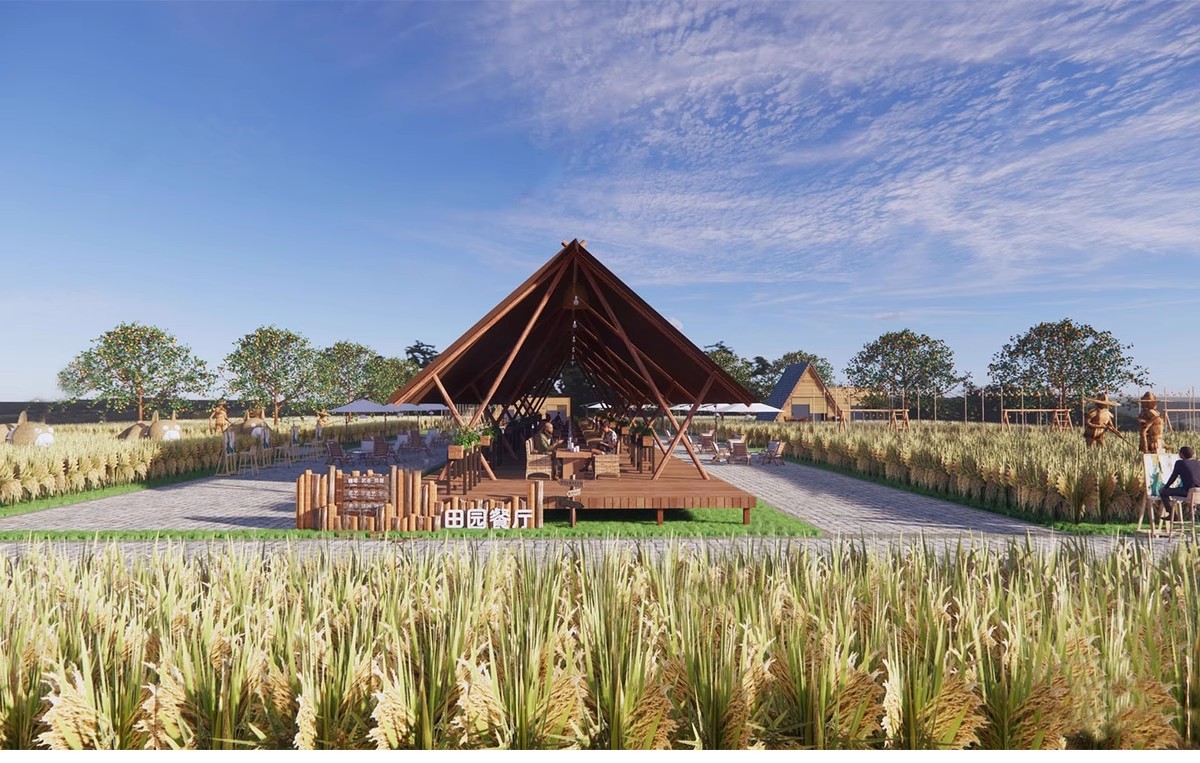 图片[36]-美丽乡村稻田农庄民宿餐厅咖啡厅景观田园公园野餐露营网红SU模型-大怪兽分享