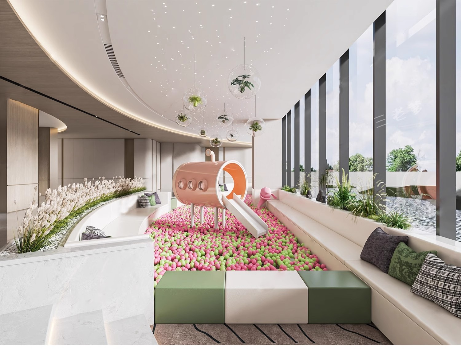 图片[35]-草图大师商场室内儿童乐园游乐场淘气堡设施城堡海洋球设备SU模型-大怪兽分享