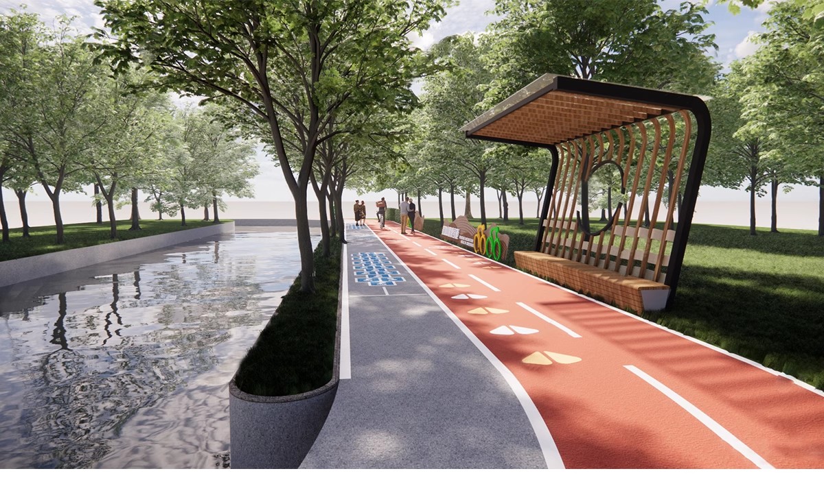 图片[37]-人行道步行道塑胶跑道su模型健身绿道骑行景观道路公园游草图大师-大怪兽分享