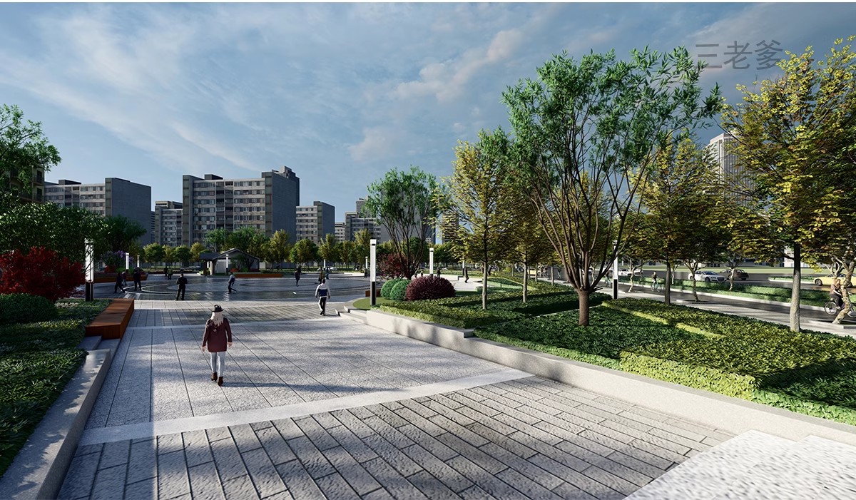 图片[32]-草图大师模型SU园林景观设计 公园广场小区学校室外SketchUp素材-大怪兽分享