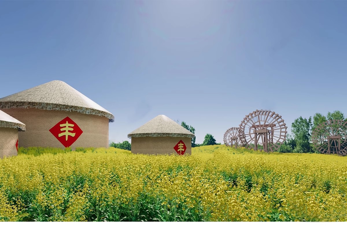 图片[37]-美丽乡村稻田农庄民宿餐厅咖啡厅景观田园公园野餐露营网红SU模型-大怪兽分享