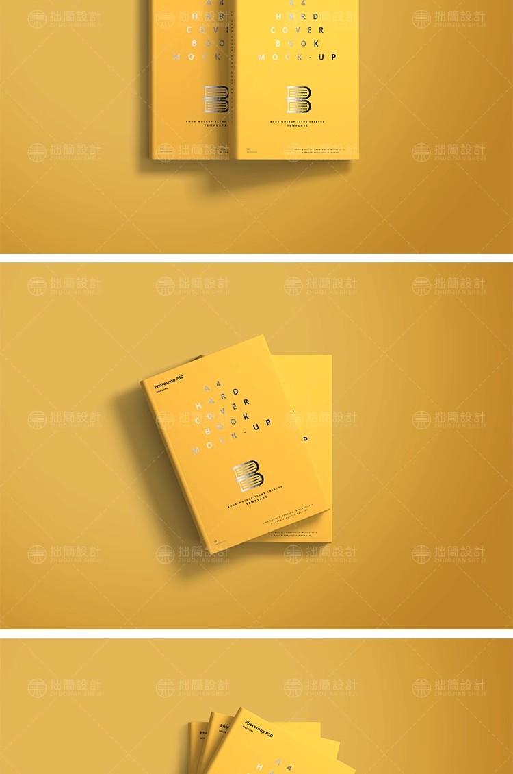 图片[19]-55款精装书籍杂志画册封面效果展示智能贴图样机PSD设计素材模板-大怪兽分享