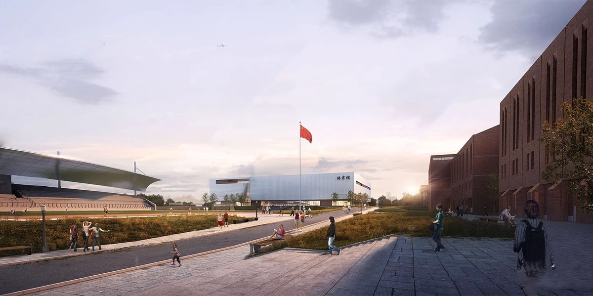 图片[38]-校园景观学校文化广场小学中学大学中庭绿地设计草图大师su模型库-大怪兽分享