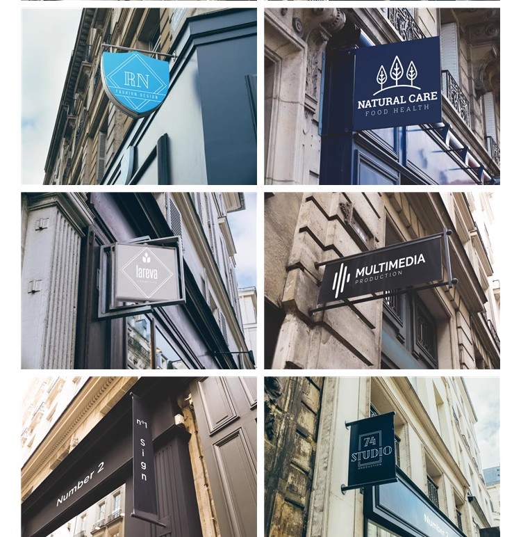 图片[23]-店面门店奶茶门头样机商铺主视觉店招VI贴图logo展示PSD设计素材-大怪兽分享