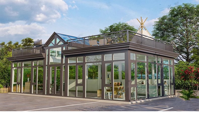 图片[36]-玻璃阳光房SU模型 现代家装别墅庭院封阳台露台屋顶设计草图大师-大怪兽分享