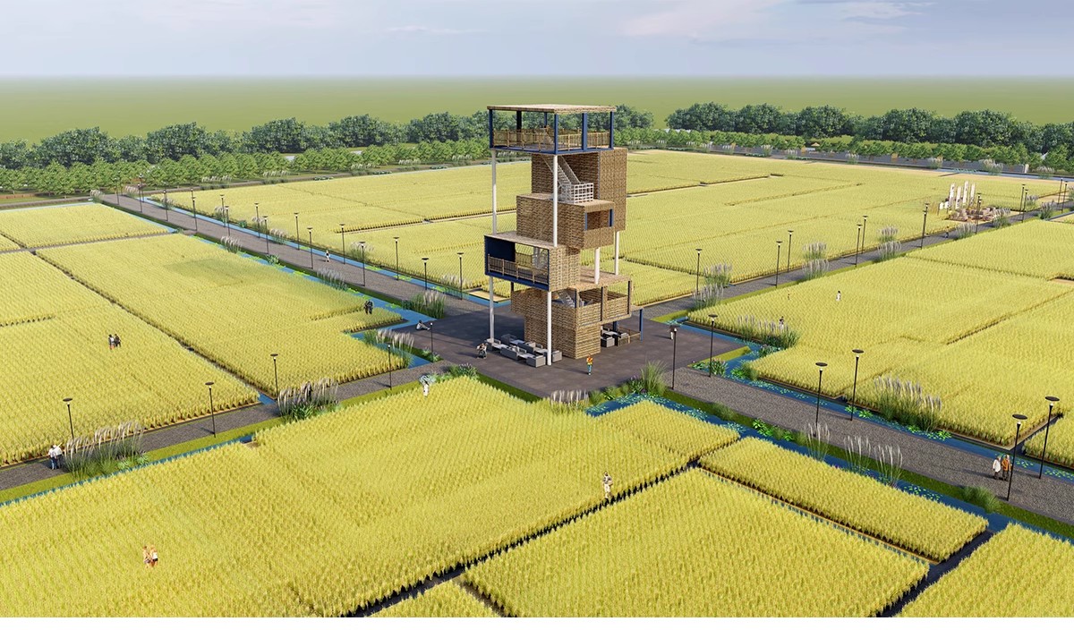 图片[39]-美丽乡村稻田农庄民宿餐厅咖啡厅景观田园公园野餐露营网红SU模型-大怪兽分享