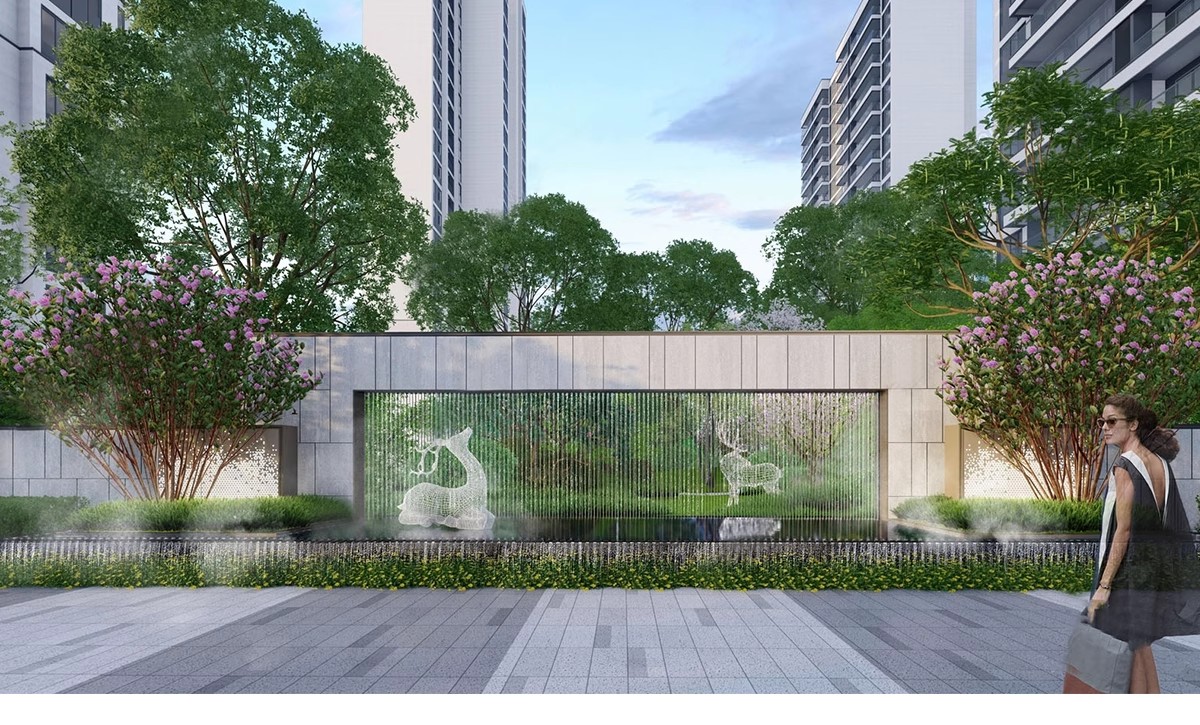 图片[39]-穿孔板冲孔锈板穿洞铝板异形建筑表皮镂空山形渐变纹理景墙su模型-大怪兽分享