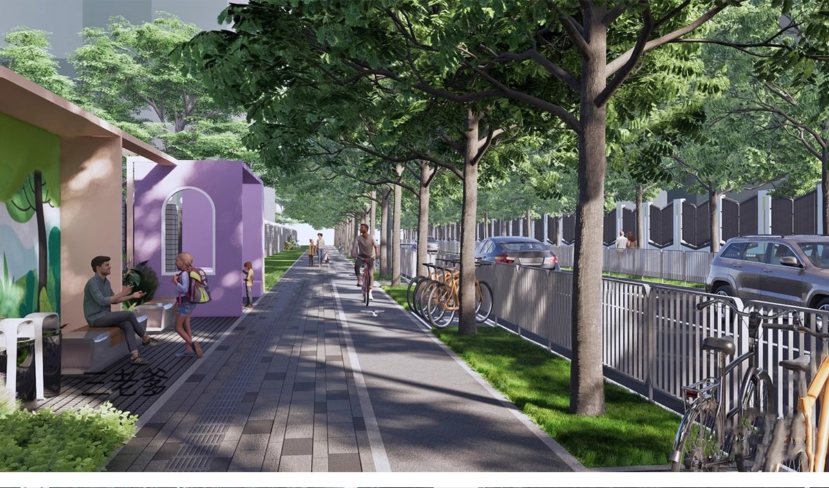 图片[39]-人行道步行道塑胶跑道su模型健身绿道骑行景观道路公园游草图大师-大怪兽分享