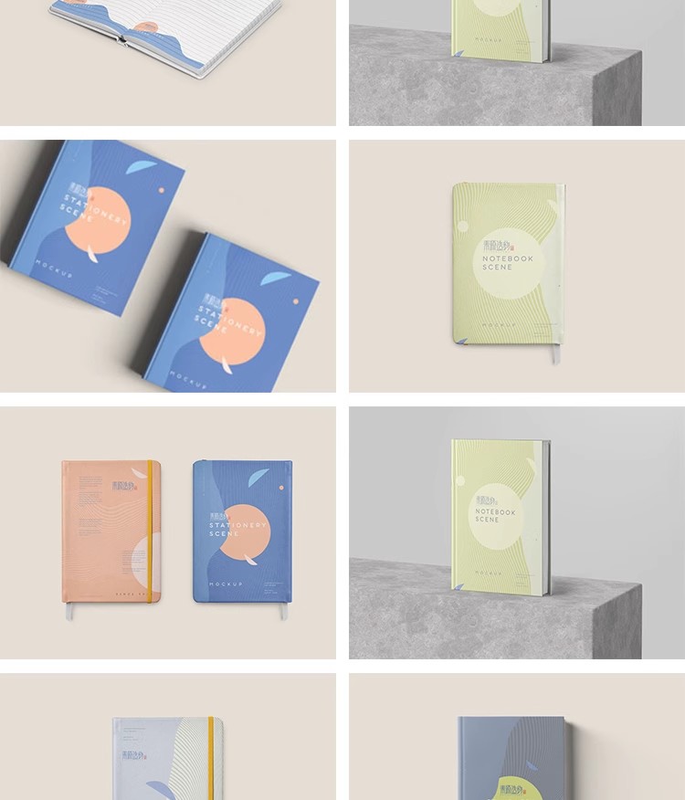 图片[23]-142款书本书籍笔记本画册杂志封面VI展示智能贴图样机PSD设计素材-大怪兽分享