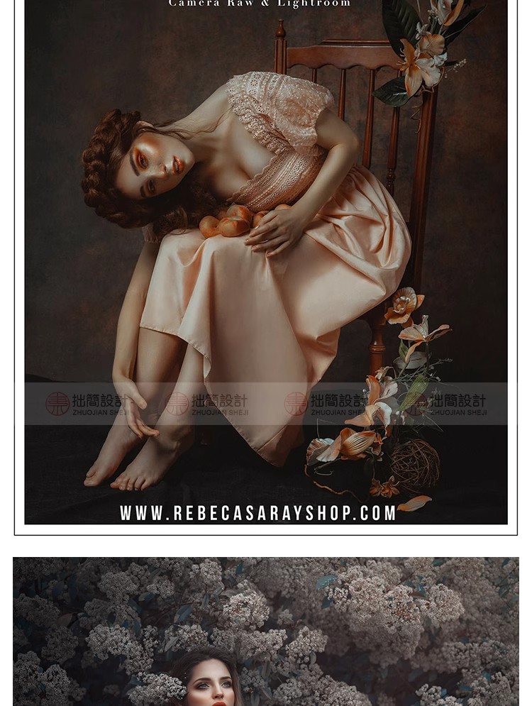 图片[5]-丽贝卡莎莉文艺复兴质感油画艺术PS/LR预设Lightroom调色滤镜素材-大怪兽分享