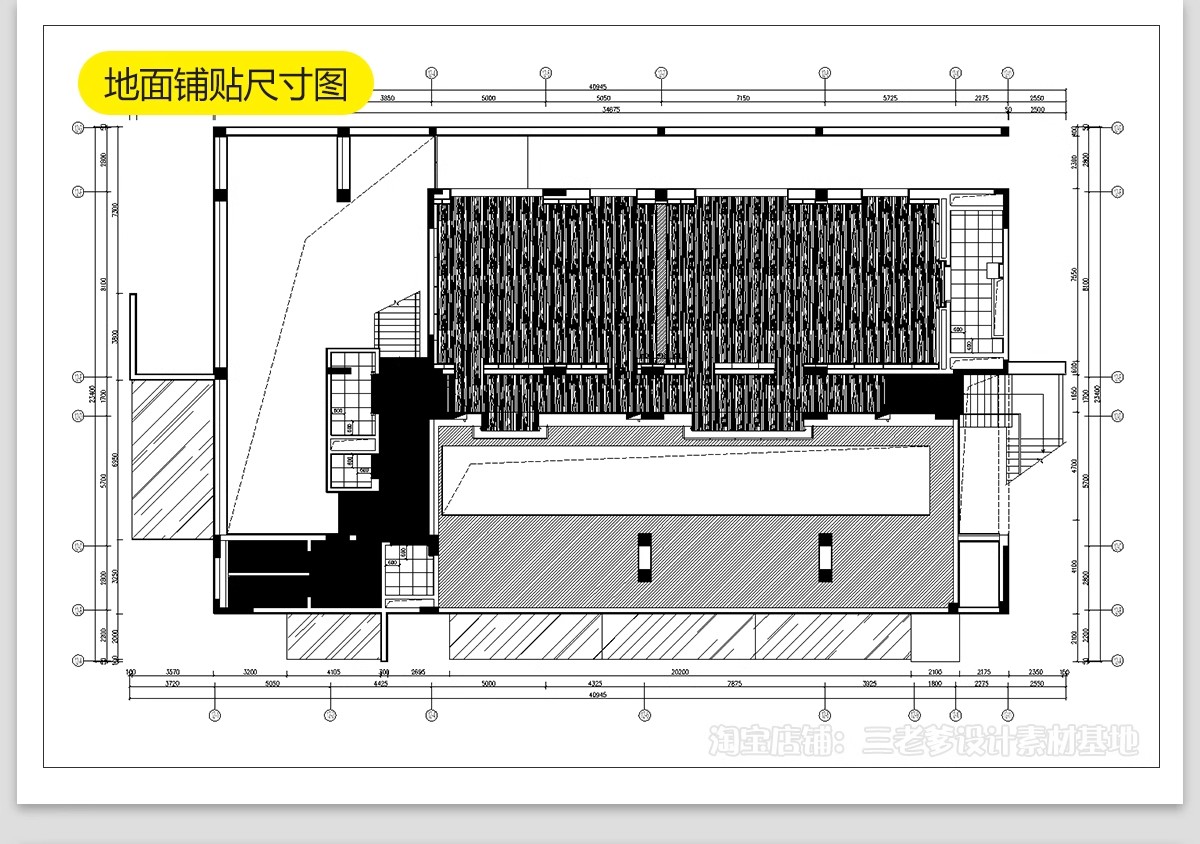 图片[39]-健身房CAD施工图纸工作室装修设计效果图室内平面布置布局方案-大怪兽分享