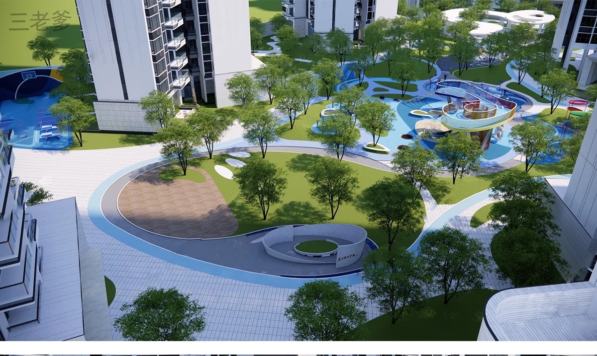 图片[35]-草图大师模型SU园林景观设计 公园广场小区学校室外SketchUp素材-大怪兽分享