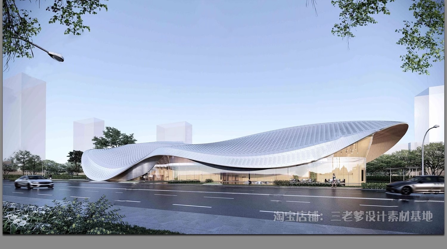 图片[42]-异形圆形建筑SU模型曲线展览馆美术馆艺术文化场馆科技馆草图大师-大怪兽分享