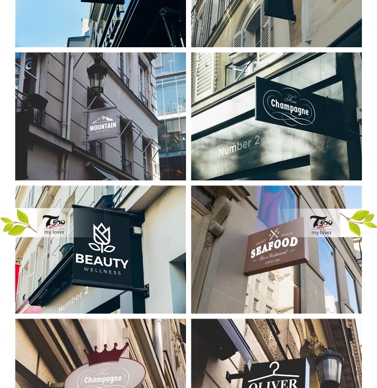 图片[27]-店面门店奶茶门头样机商铺主视觉店招VI贴图logo展示PSD设计素材-大怪兽分享