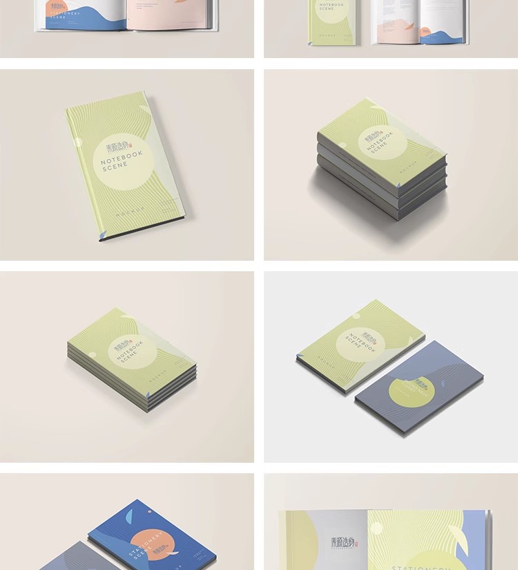 图片[25]-142款书本书籍笔记本画册杂志封面VI展示智能贴图样机PSD设计素材-大怪兽分享