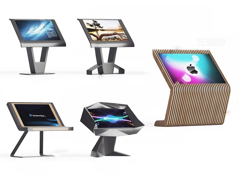 图片[33]-商场导购机展厅触屏一体机医院挂号机银行取款机SU模型草图大师-大怪兽分享