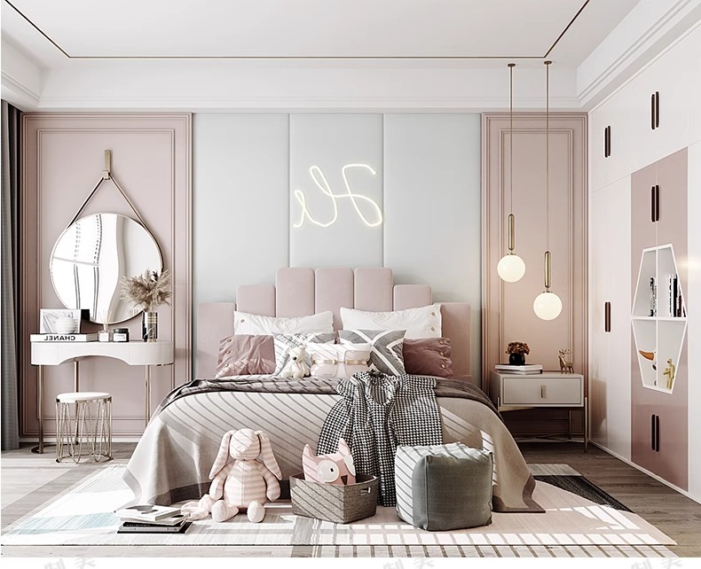 图片[33]-儿童房装修设计效果图婴儿房青少年小男女孩卧室家装布置家具素材-大怪兽分享