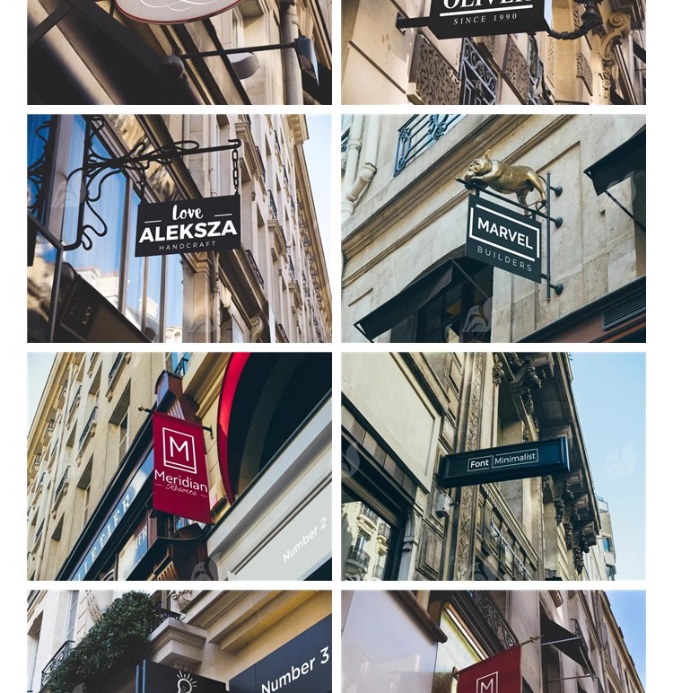 图片[28]-店面门店奶茶门头样机商铺主视觉店招VI贴图logo展示PSD设计素材-大怪兽分享