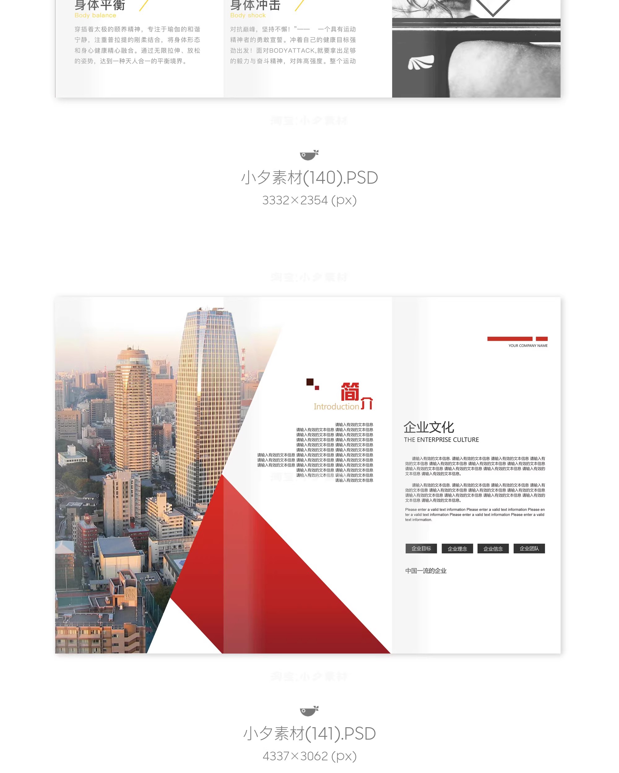 图片[33]-三折页创意高端公司企业DM宣传册画册广告传单PSD设计素材模板-大怪兽分享