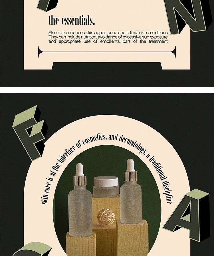 图片[5]-14款潮流3D字母元素护肤化妆品KV主视觉海报排版PSD设计素材模板-大怪兽分享