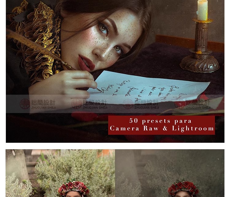 图片[10]-丽贝卡莎莉文艺复兴质感油画艺术PS/LR预设Lightroom调色滤镜素材-大怪兽分享