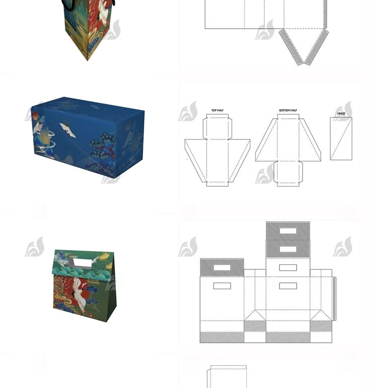 图片[11]-纸盒手提袋礼盒六角盒包装刀模ai展开图设计素材PSD贴图效果样机-大怪兽分享