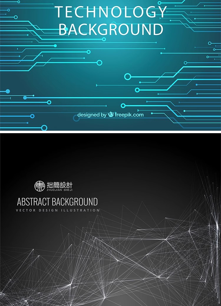 图片[13]-KJ-04智能电子科技科幻电路板电线芯片3C数码背景AI矢量设计素材-大怪兽分享