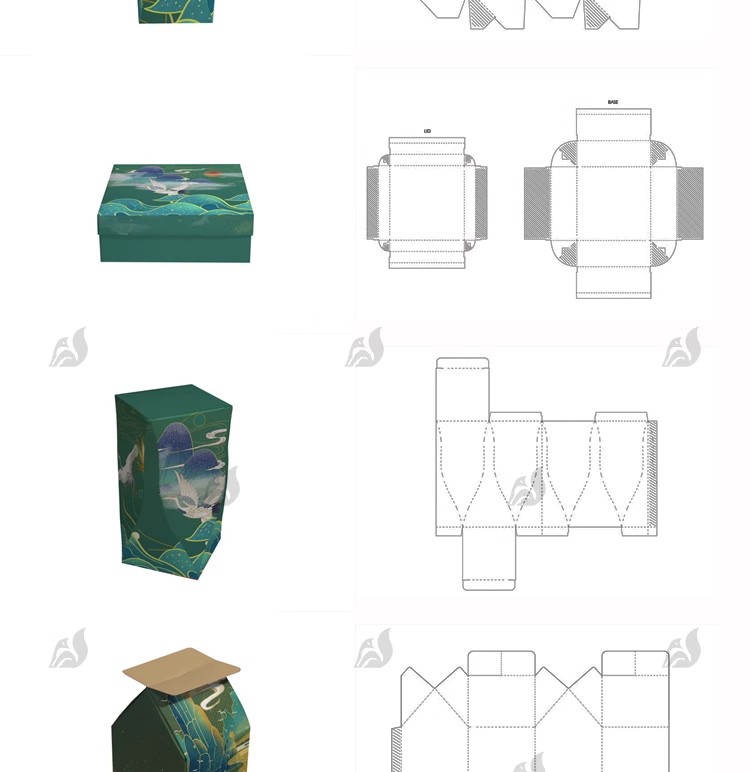 图片[14]-纸盒手提袋礼盒六角盒包装刀模ai展开图设计素材PSD贴图效果样机-大怪兽分享