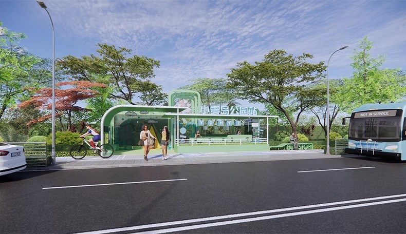 图片[41]-现代新中式风格乡村城市公交站汽车站牌设计站台SU模型库草图大师-大怪兽分享