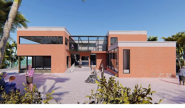 图片[31]-现代社区养老院建筑福利院疗养中心老年住宅公寓草图大师SU模型库-大怪兽分享