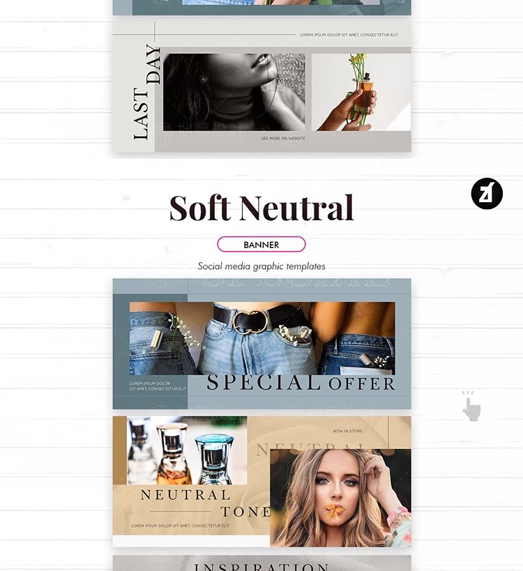 图片[13]-潮流时尚护肤化妆品朋友圈人物图文排版海报PSD版面设计素材模板-大怪兽分享