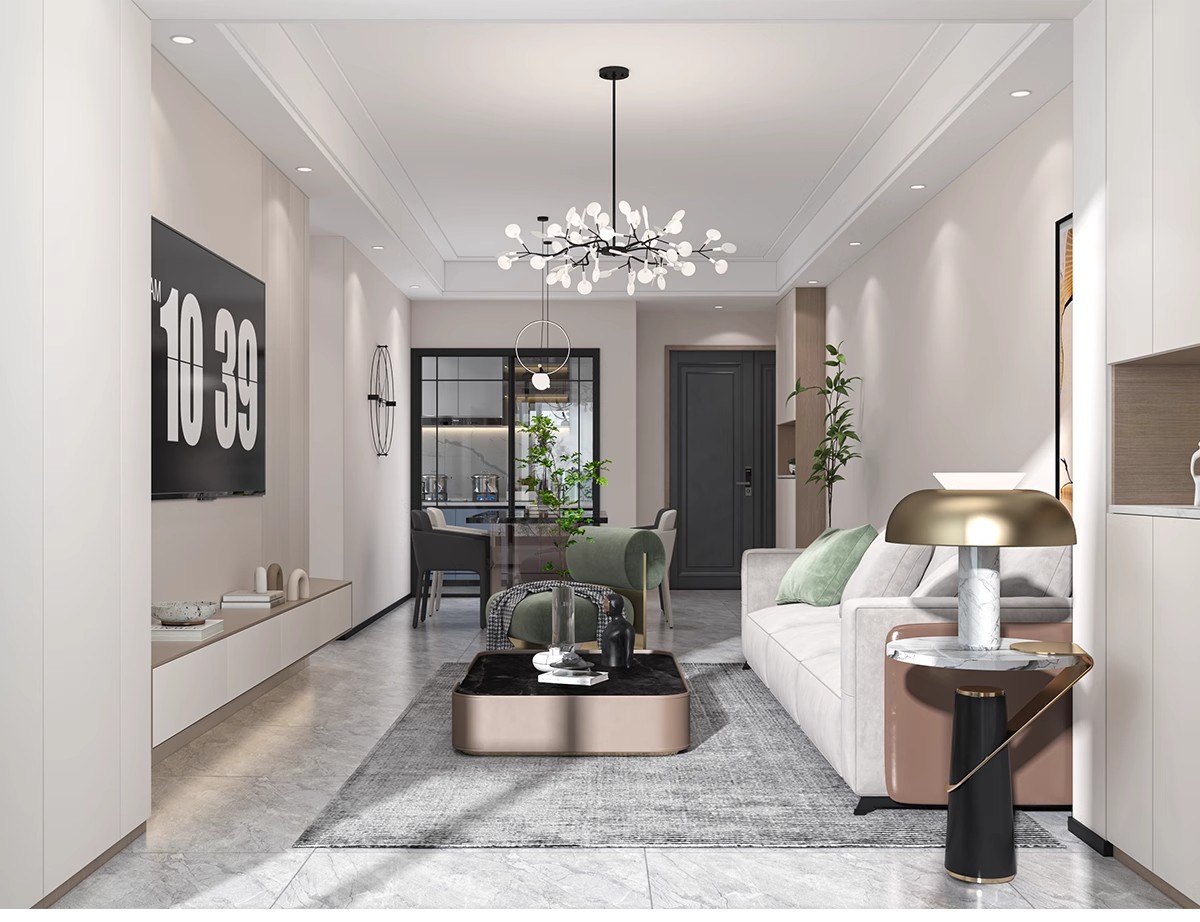 图片[32]-一居室两二居室一厅小户型装修设计实景效果图现代室内参考图全屋-大怪兽分享